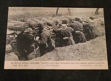 WW1 French Patriotic (War Related-Trench Warefare) Postcard w/Protective Cover20 picture