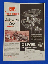 1949 OLIVER TRACTOR RIDEMASTER 