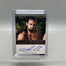 Game of Thrones Season One Jason Momoa as Khal Drogo Autograph Card *RARE* picture