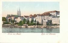 BASEL - Pfalz mit Munster Gruss Aus Basel - Switzerland - udb (pre 1908) picture