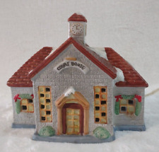 1991 National Decorations Christmas Collectibles Court House Light Lamp picture