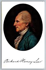 Postcard Richard Henry Lee By Charles Willson Peale Portrait Declaration Indep  picture