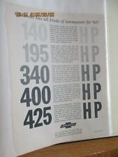 LBVETTE123 VINTAGE Original 1963 Corvette Advertisement picture