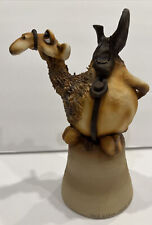 VGC Todd Warner Pottery African Animal Series - Camel Bell (2000) Artist Signed picture