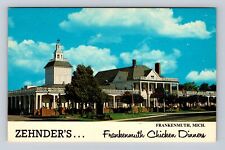 Frankenmuth MI- Michigan, Zehnder's Restaurant, Antique, Vintage Postcard picture