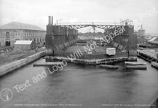 1903 Floating Dry Dock, US Navy Yard, Pensacola, FL Old Photo 13