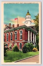 c1940s Pasquotank County Court House Elizabeth City North Carolina NC Postcard picture