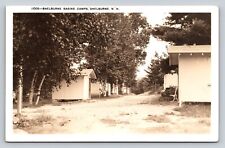 Vintage Real Photo Postcard Shelburne Basin Cabins Shelburne New Hampshire RPPC picture