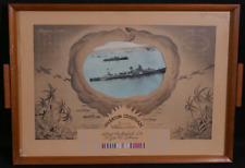 WWII Navy Operation Crossroads Bikini Atoll Japanese Cruiser Sakawa Veteran Tray picture