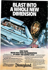 1987 Print Ad Disneyland Blast Into a Whole New Dimension Star Tours Star Wars picture