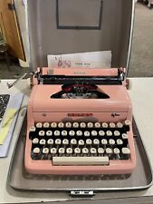 royal quiet deluxe typewriter pink picture