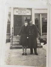Vintage Photograph Federal Recreation Building Circa 1943 C1 picture