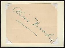 Alice Brady d1939 signed autograph auto 3x5 Cut American Actress In Old Chicago picture