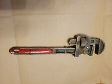 VINTAGE 'GUARANTEED' ADJUSTABLE PIPE-MONKEY WRENCH #14 W. GERMANY - HARD TO FIND picture