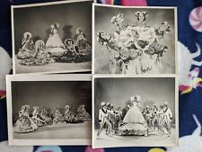 4 Press Photos:  Holiday On Ice 1953 QUEEN OF THE COTTON BALL picture