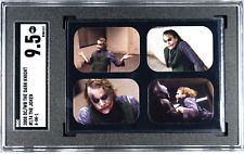 2008 DC/WB The Dark Knight JOKER SGC 9.5 Mint + 4-in-1 Die-Cut Heath Ledger RC picture