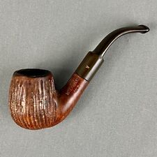 Vintage Whitehall Bent Billiard Smoking Tobacco Pipe Rusticated Italy picture