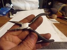 VINTAGE RARE SMALL 5'' CRAFTSMAN NEEDLE NOSE PLIERS WITH SIDE CUTTER picture