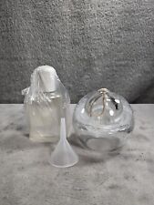 Royal Limited Refillable Heavy Glass Oil Lamp Made Poland - Clear picture