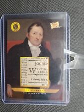 2023 Pieces Of The Past ELI WHITNEY News Authentic Relic Inventor Cotton Gin  KF picture