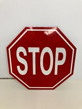 Small Stop Sign 8 x 8 Inches Octagon Non Reflective New picture