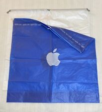 Lot of 2 ~Apple Store 24”x24’ Drawstring Bags (1) Rare Blue Bag ~Good Condition picture