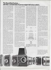 1967 Hasselblad Camera System Interchangable Lenses Article Original Print Ad picture