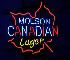 New Molson Canadian Lager Neon Light Sign 20