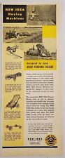 1947 Print Ad New Idea Haying Machines & Tractor Mower Coldwater,OH Sandwich,IL picture