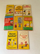 Vintage Charlie Brown 8 Paperback Comics 50s 60s Fawcett Crest Signet Color picture