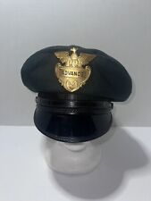 Vintage US Army Officer's Size Large Visor Bell Hat - Vet Hat Or Fraternal? picture