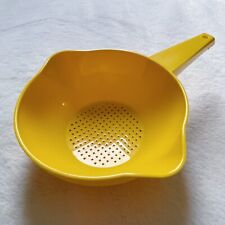 TUPPERWARE Vintage Yellow Small Colander Strainer picture