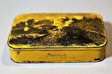 19th c. Souvenir Tin Tobacco Box from Abbotsford-Home of Sir Walter Scott picture
