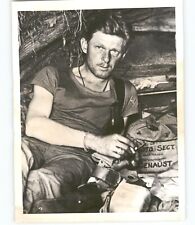 Combat Photographer William H Genaust IWO JIMA Casualty WWII 1945 Press Photo picture