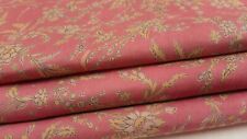 Pure Silk Fabric By The Yard Dress Making Cloth Collage Vintage Material PSF1363 picture