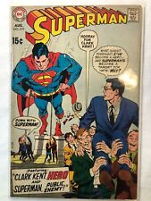 Superman #219 Sept 1969 Vintage Silver Age DC Comics Very Nice Condition picture