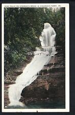 DINGMANS FERRY, PA * HIGH FALLS on DINGMAN'S BROOK * UNPOSTED VINTAGE WB c 1920s picture
