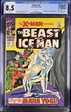 X-Men #47 - Marvel Comics 1968 CGC 8.5 Human Torch cameo in Iceman featurette. picture