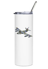 Hawker Hunter Stainless Steel Water Tumbler with straw - 20oz. picture