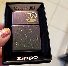 ZIPPO 49448 Starry Sky Full Moon Laser Engrave Multi Side Design NEW Lighter picture