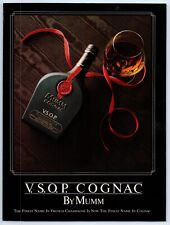 Mumm Cognac V.S.O.P. Bottle Glass Finest Name in Cognac 1986 Print Ad 8