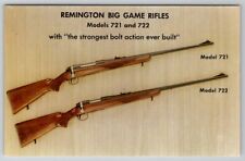 Remington Big Game Models 721 and 722 Postcard E22 picture