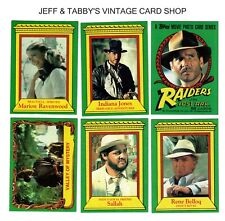 1981 TOPPS RAIDERS OF THE LOST ARK /SEE DROP DOWN MENU 4 CARD U WILL RECEIVE picture
