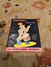 1949 Ringling Bros Barnum & Bailey Magazine & Program picture