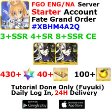 [ENG/NA][INST] FGO / Fate Grand Order Starter Account 3+SSR 40+Tix 430+SQ #XBHM picture