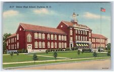 1943 DURHAM, NC Postcard-  SENIOR HIGH SCHOOL DURHAM NC picture