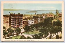 1920's The Parade Barrington St. Halifax Nova Scotia Canada Posted Postcard picture