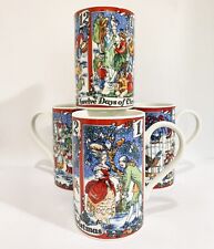 DUNOON 12 Days Of Christmas Mugs (Set Of 4) 1st Day Through 12th Day - Scotland picture