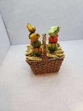 GANZ Vintage Pumpkin Basket  Set Of 4 Cheese Spreader Set picture