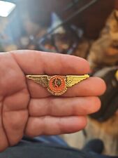 Vintage National Airlines Jr. Stewardess Flight Wings Button Badge 2